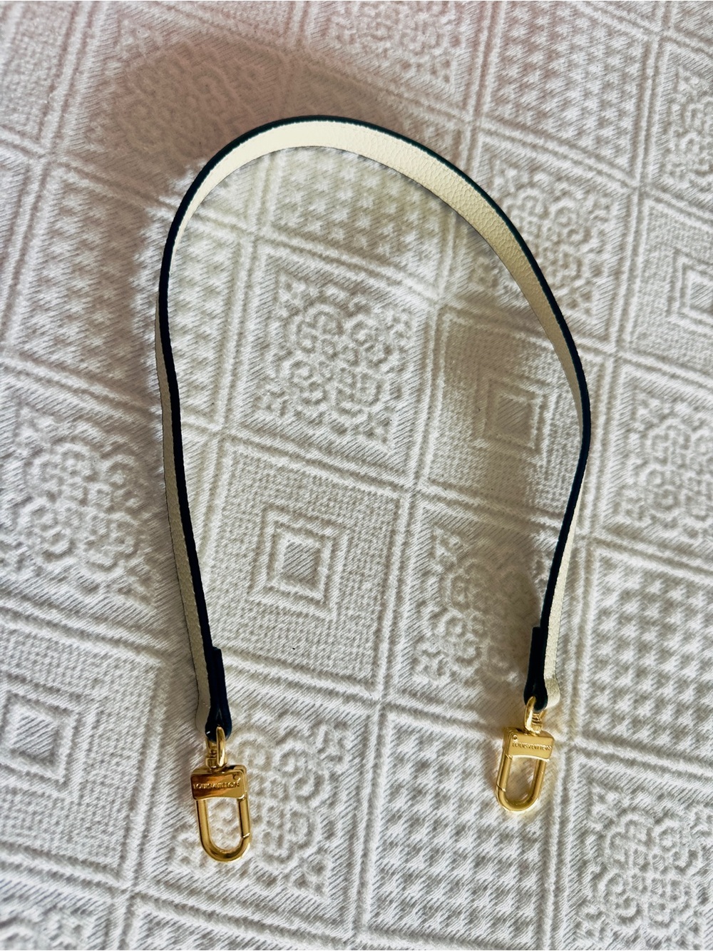 Crème Beige Handbag Strap